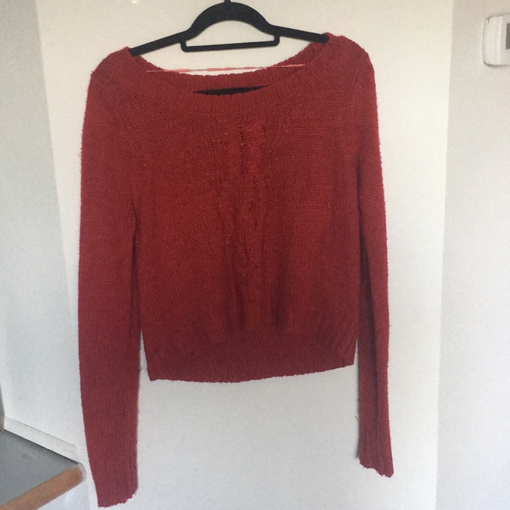Red sweater